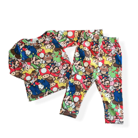 Pijama largo Mario Bross - comprar online