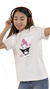 Remera Blanca Kuromi melody