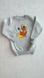Buzo Gris Rey León cuello redondo