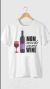 Remera mom wine blanca