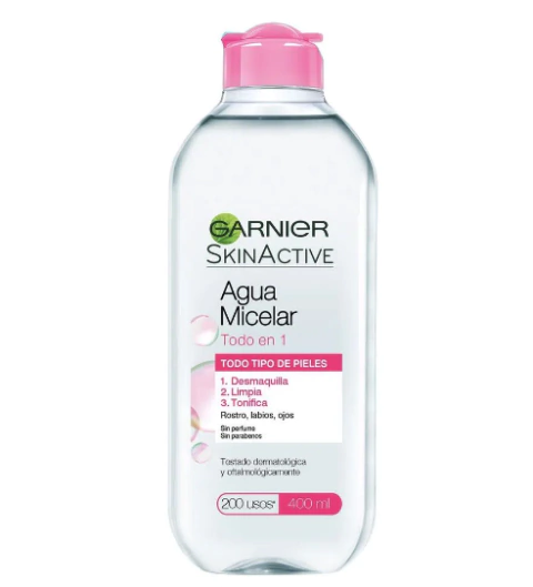 Agua Micelar Desmaquillante Garnier Skin Active x 400ml