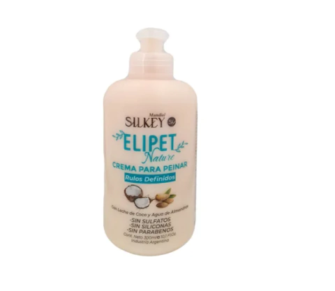 Crema para peinar Elipet rulos definidos x 300ml Silkey