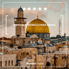 E-visa para Israel - valor por pessoa referente à assessoria documental.