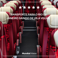 Transporte executivo aos consulados americano ou canadense no RJ - valor por pessoa.