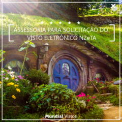 Visto Nzeta - Nova Zelândia eletrônico / valor por pessoa referente à assessoria documental. - comprar online