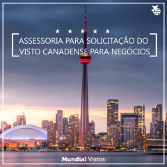 Visto canadense de negócios - valor por pessoa referente à assessoria documental. - buy online