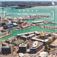 Visto Nova Zelândia de trabalho - valor por pessoa referente à assessoria documental. on internet
