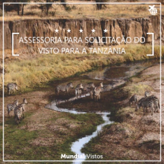 Visto para a Tanzânia - valor por pessoa referente à assessoria documental. - buy online