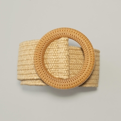 Cinto Rafia Ocre