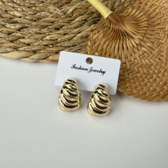 Pack 6 Pares De Aros Trendy Gold