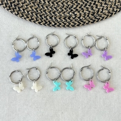 Pack 6 Pares De Aros Jackie Silver - comprar online