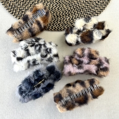 Pack 6 Pinzas Square Fur Print en internet