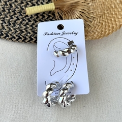Set Ear Cuff Y Aros Twist - comprar online