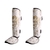 TIBIAL DRAGONS FIT BOX BLANCO DRAGON DORADO ADULTOS - KAPHO DEPORTES