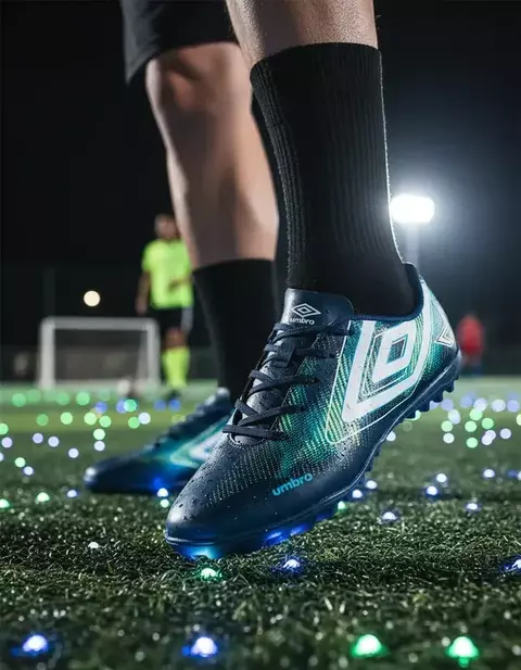 BOTIN FUTBOL UMBRO SINTETICO HEATMAP AZUL - comprar online