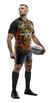 EXETER CHIEFS BLACK ADULTOS - CAMISETA RUGBY KAPHO - KAPHO DEPORTES