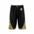 GOLDEN STATE WARRIORS BLACK NIÑOS - SHORT BASQUET KAPHO