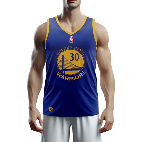 GOLDEN STATE WARRIORS 30 CURRY AZUL ADULTOS - CAMISETA BASQUET KAPHO - comprar online