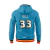 DETROIT PISTONS 33 HILL ADULTOS - BUZO CANGURO BASQUET KAPHO - tienda online