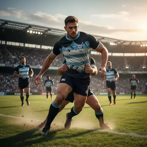 RACING METRO TOP 14 ADULTOS - CAMISETA RUGBY KAPHO - comprar online