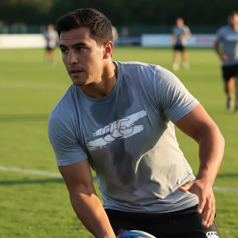 REMERA CANTERBURY PRINTED TEE 3 MELANGE MEDIO - comprar online