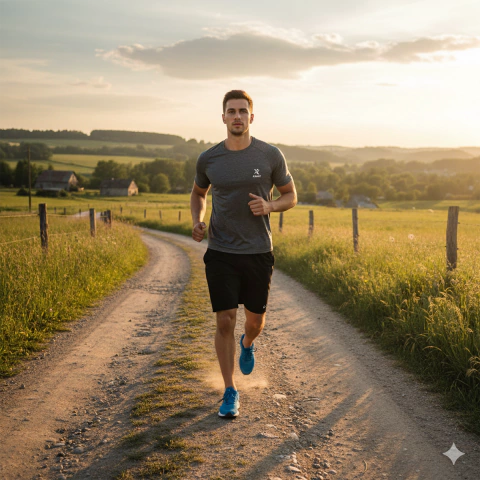 REMERA TRAINING ARMY MICROPERFORADA HOMBRE AZ COBALTO - comprar online