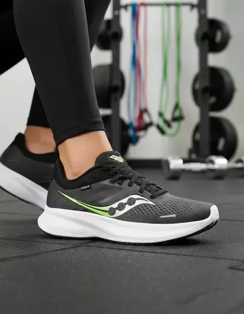 ZAPATILLA SAUCONY RUNNING RIDE 16 M NEGRA HOMBRE - comprar online