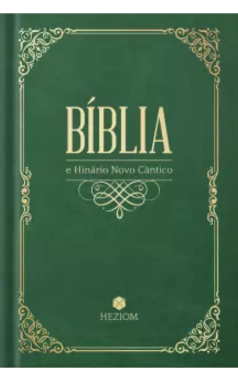 BÍBLIA E HINÁRIO NOVO CÂNTICO - Verde (ARA)