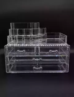 Organizador de Acrílico – 3 Cajones + 8 Compartimentos