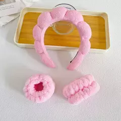 Set de skincare spa - Vincha (diadema) + muñequeras - tienda online