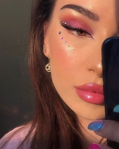 Delineador glitter rosa