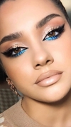 Delineador glitter azul