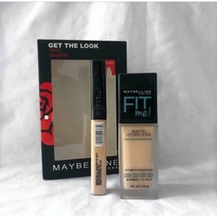 Set Look Fit Me Maybelline base + corrector