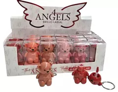 Lip Gloss Osito con llavero - Angels