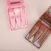 Set de brochas para viaje + estuche con espejo City Girl
