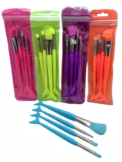 Set de 4 brochas sirena