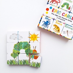 UNA CAJA CON MUCHOS LIBROS Y UN PUZZLE - tienda online