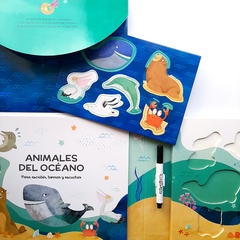 ABREMENTE PARA ESCRIBIR, BORRAR Y ESCUCHAR: ANIMALES DEL OCÉANO - comprar online