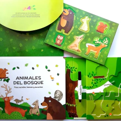 ABREMENTE PARA ESCRIBIR, BORRAR Y ESCUCHAR: ANIMALES DEL BOSQUE - comprar online