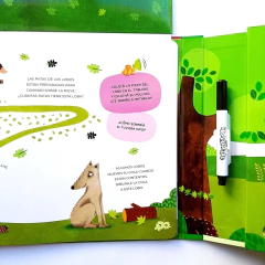 ABREMENTE PARA ESCRIBIR, BORRAR Y ESCUCHAR: ANIMALES DEL BOSQUE