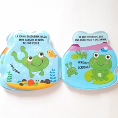 LA RANA SALTARINA - MI PRIMER LIBRO DE BAÑO - Lectorcitos a volar • Librería infantil 