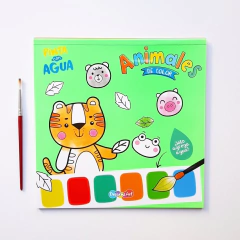 ANIMALES DE COLOR - PINTA CON AGUA