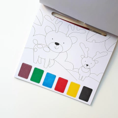 Imagen de ANIMALES DE COLOR - PINTA CON AGUA
