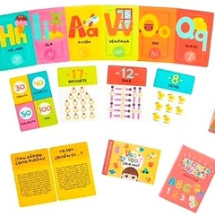 ABECEDARIO Y NÚMEROS - Cartas didácticas - comprar online
