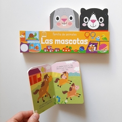 Imagen de LAS MASCOTAS x 3: Conejo, gato y perro – Familia de animales