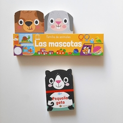 LAS MASCOTAS x 3: Conejo, gato y perro – Familia de animales - Lectorcitos a volar • Librería infantil 