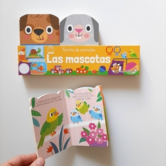 Imagen de LAS MASCOTAS x 3: Conejo, gato y perro – Familia de animales