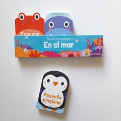 EN EL MAR x 3: Cangrejo, pingüino y ballena – Familia de animales - Lectorcitos a volar • Librería infantil 