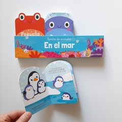 EN EL MAR x 3: Cangrejo, pingüino y ballena – Familia de animales - tienda online