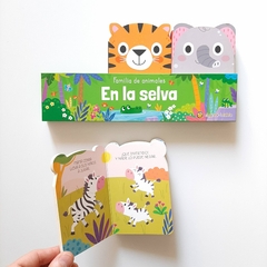 Imagen de EN LA SELVA x 3: Elefante, mono y tigre – Familia de animales